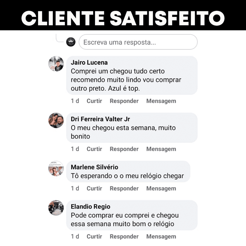 Relógio Diamond™ Aço inoxidável Automático ( À prova d água)