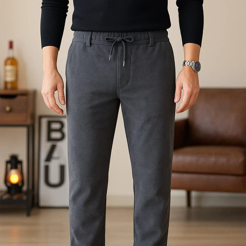 [Leve 4, Pague Só 2] Calça Valeno Masculina Térmica em Poliéster, Elastano e Algodão com Forro Fleece + BRINDES