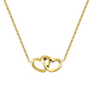 Colar Amor Entrelaçado Prata 925 + Rosa Real Preservada