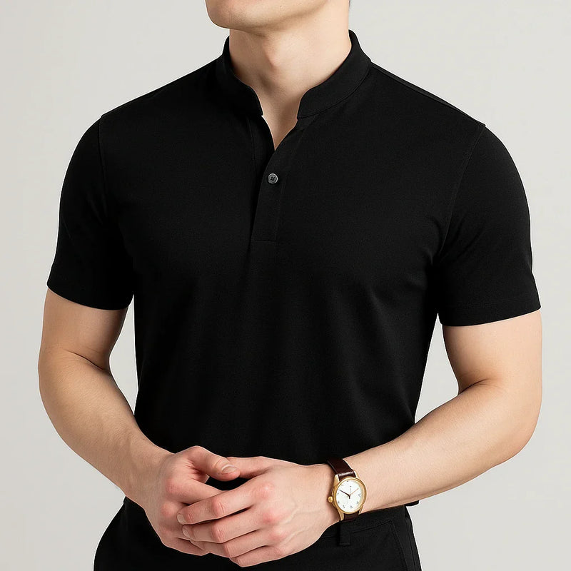 [Leve 4, Pague Só 2] Camisa Polo Casual Masculina Domirax em Seda Gelo, Poliéster e Viscose + BRINDES: 3 Bermudas e 1 Relógio
