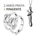 Anel do Abraço Ajustável - Compre 1 Leve 2 + Colar