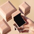 Anel Ondas do Mar: Conjunto de anel de 2 peças - prata esterlina S925 - Luxo e Exclusividade em suas mãos