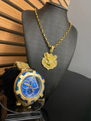 THUNDERBOLT 4 MÁQUINAS + CORRENTE E PIGENTE BANHADA A OURO 18k