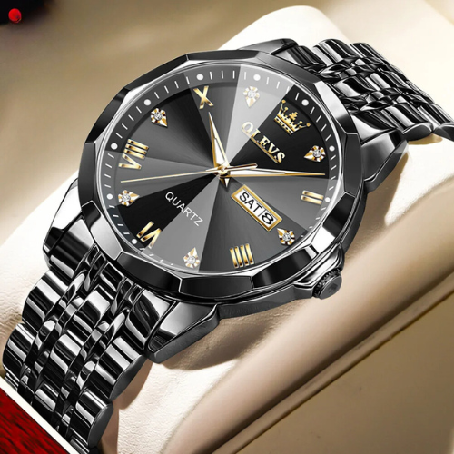 Relógio Diamond™ Aço inoxidável Automático ( À prova d água)