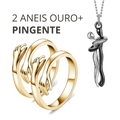 Anel do Abraço Ajustável - Compre 1 Leve 2 + Colar