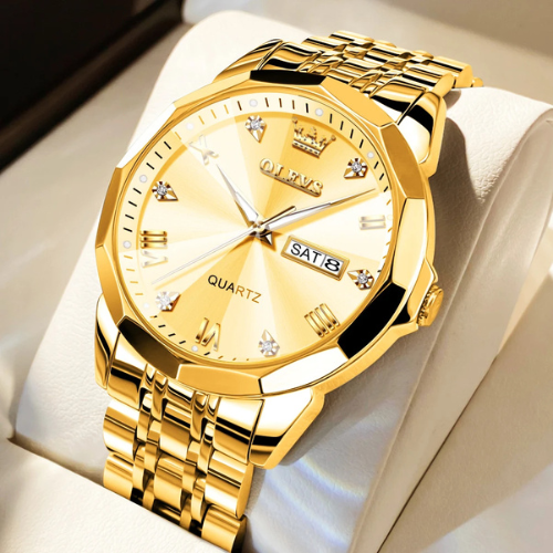 Relógio Diamond™ Aço inoxidável Automático ( À prova d água)