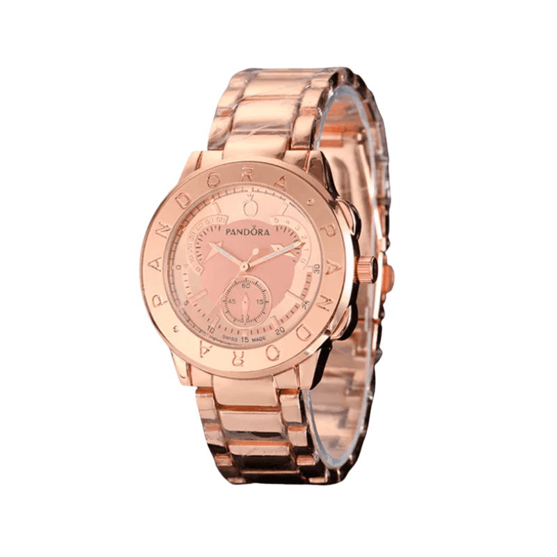 [Queima de Estoque🔥] COMPRE 1 LEVE 4 - Relógio Pandora Feminino Original Resistente a Água