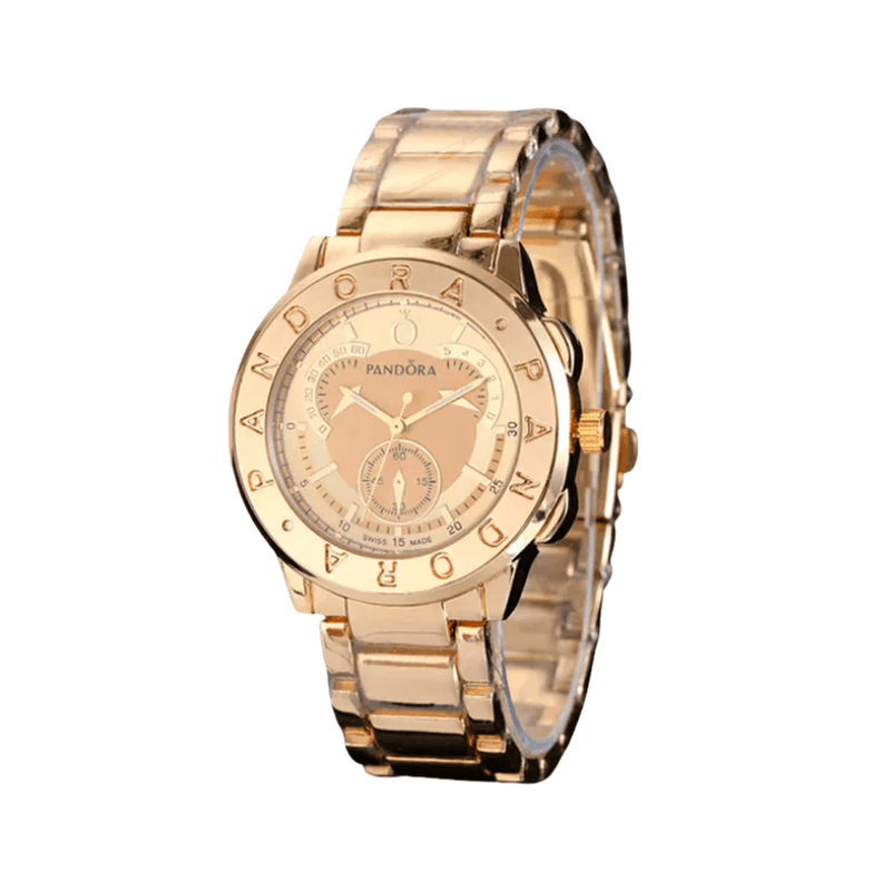 [Queima de Estoque🔥] COMPRE 1 LEVE 4 - Relógio Pandora Feminino Original Resistente a Água