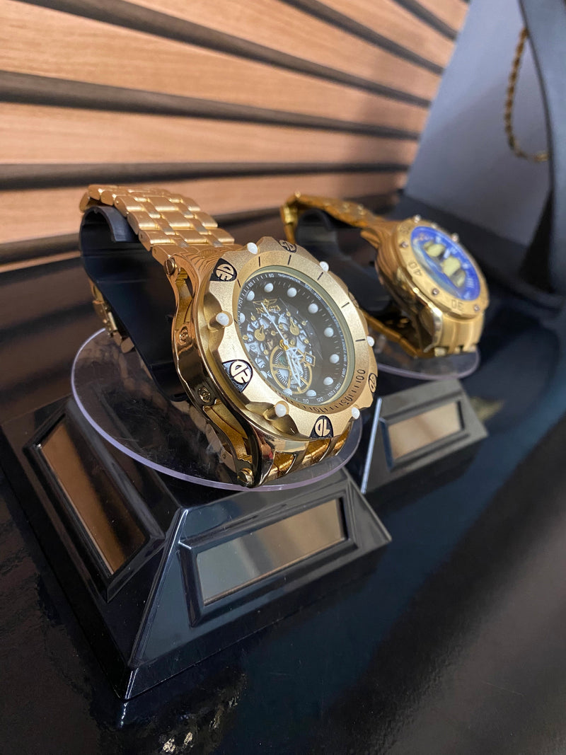 🔥 KIT DESTAQUE 💎 1 INVICTA HIBRID Folheado + 1x SPEED waay + FRETE GRÁTIS ✨