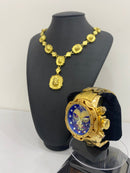 KORINGA JOCKER + CORRENTE EM MOEDA ANTIGA