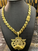 FRISO S COM PIGENTE NAS MÃOS DE DEUS EM MOEDA ANTIGA