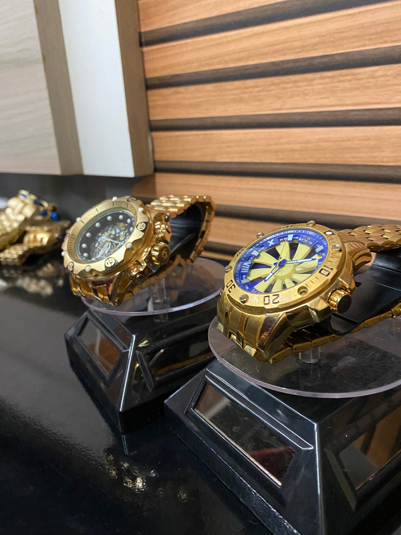 🔥 KIT DESTAQUE 💎 1 INVICTA HIBRID Folheado + 1x SPEED waay + FRETE GRÁTIS ✨