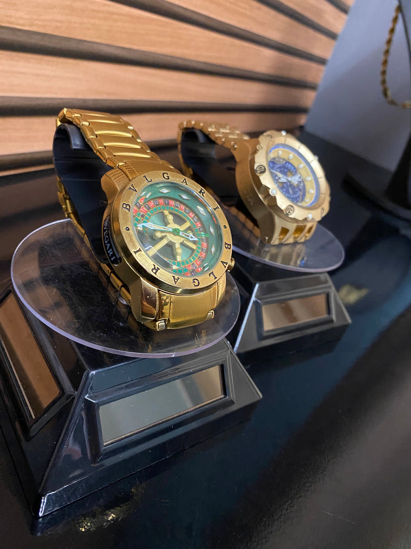 🔥 KIT DESTAQUE 💎 1 INVICTA HIBRID Folheado + 1x BVLGARI+ FRETE GRÁTIS ✨