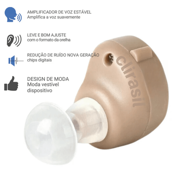 SÓ HOJE!!!! - AMPLIFICADOR AUDITIVO TIPO BTE BATERIA A 312 - MELHORAR A AUDIÇÃO CUSTA MENOS DO QUE VOCÊ IMAGINA!