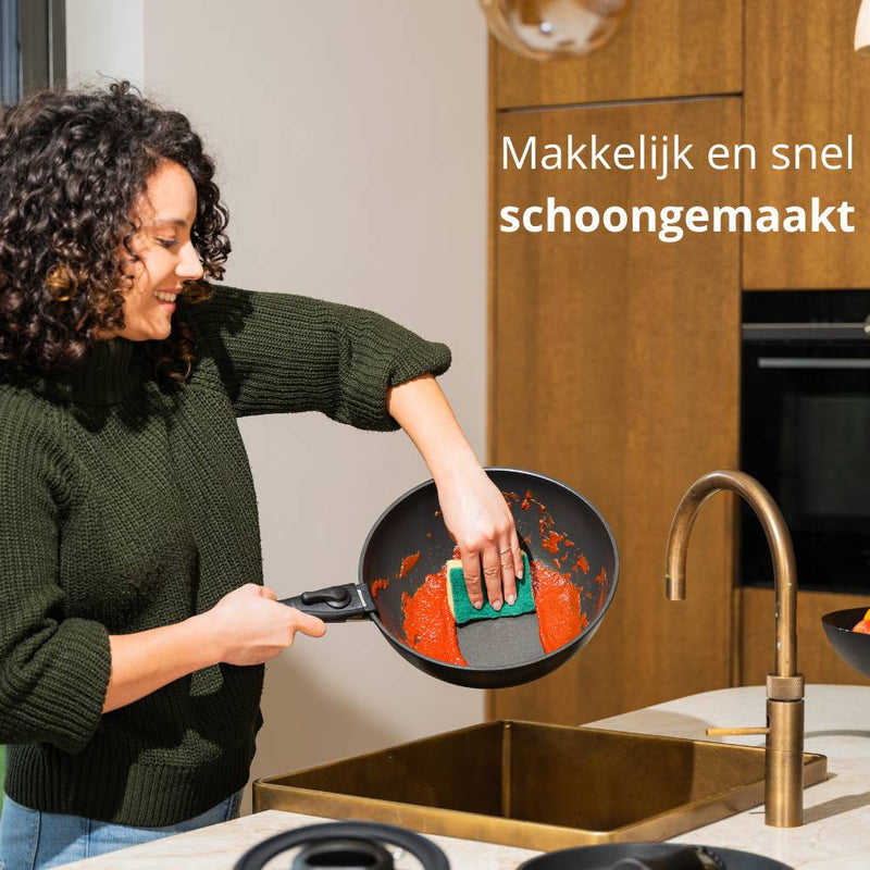 CookingTotem® | 10-Delige Opstapelbare Non-Stick Pannenset