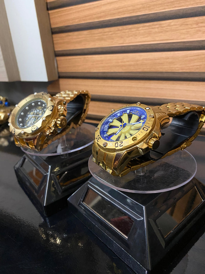 🔥 KIT DESTAQUE 💎 1 INVICTA HIBRID Folheado + 1x SPEED waay + FRETE GRÁTIS ✨