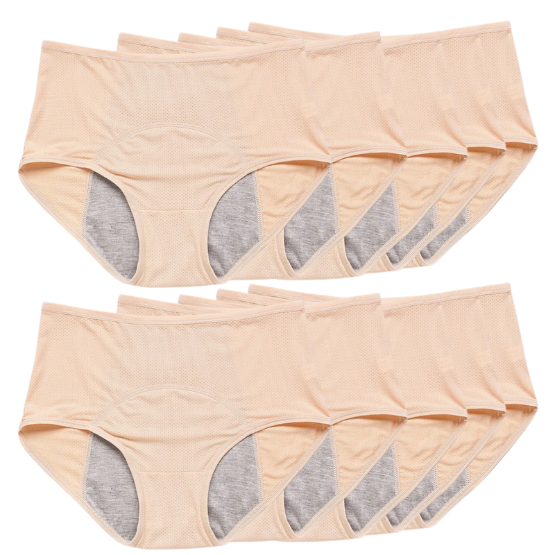 Calcinha Confort Antivazamento Para Incontinência Urinária - Kit Promocional 10 Unidades