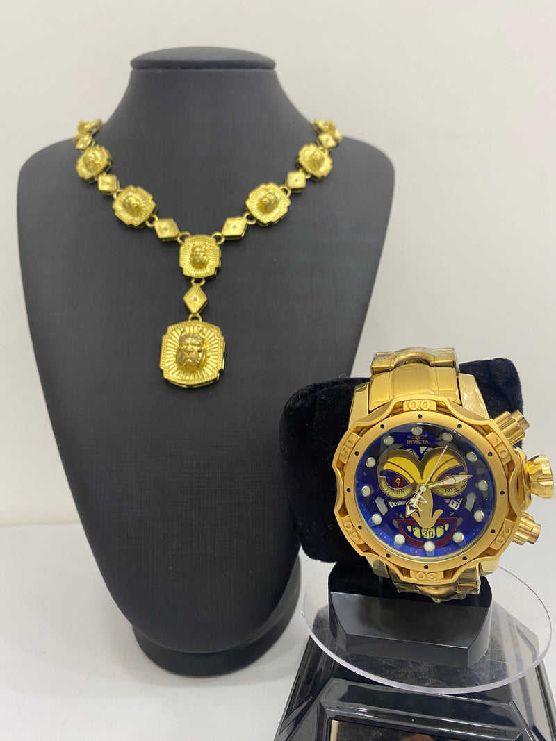 KORINGA JOCKER + CORRENTE EM MOEDA ANTIGA