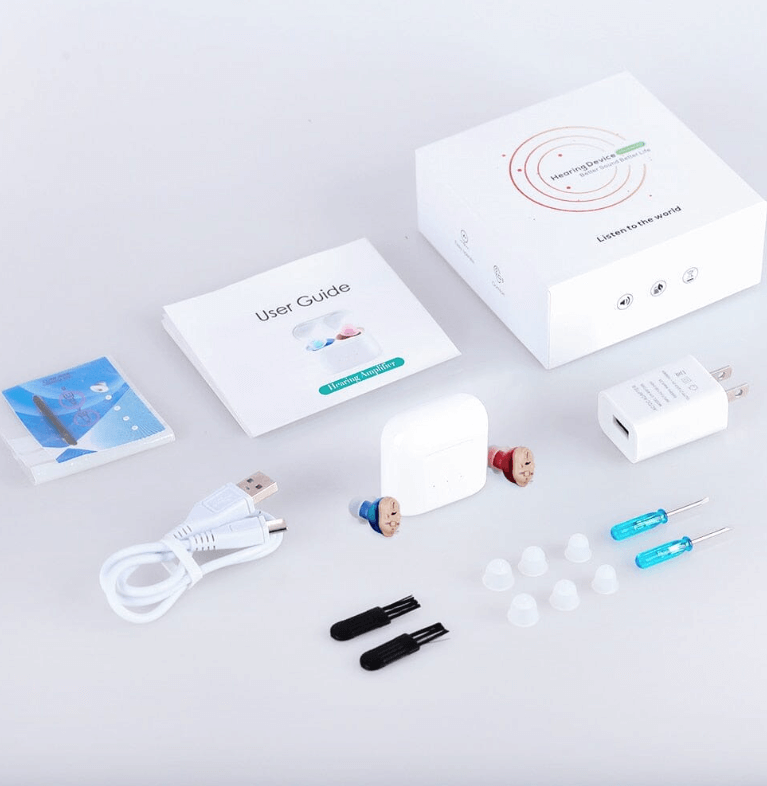 AMPLIFICADOR AUDITIVO RECARREGÁVEL - MELHORAR A AUDIÇÃO CUSTA MENOS DO QUE VOCÊ IMAGINA! Lado Direito e Esquerdo