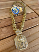 KIT NEYMAR - Relógio Invicta Speed + Corrente e Pingente 18K