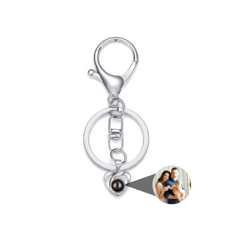 Chaveiro Coração Personalizável Prata 925