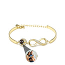 Pulseira Infinity Love Personalizável Feminina Prata 925