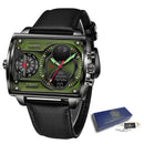 Relógio Lige Masculino Retangular Quartzo - 4571