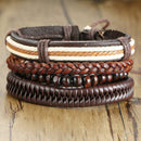 Pulseira Tribal de Couro - 4594
