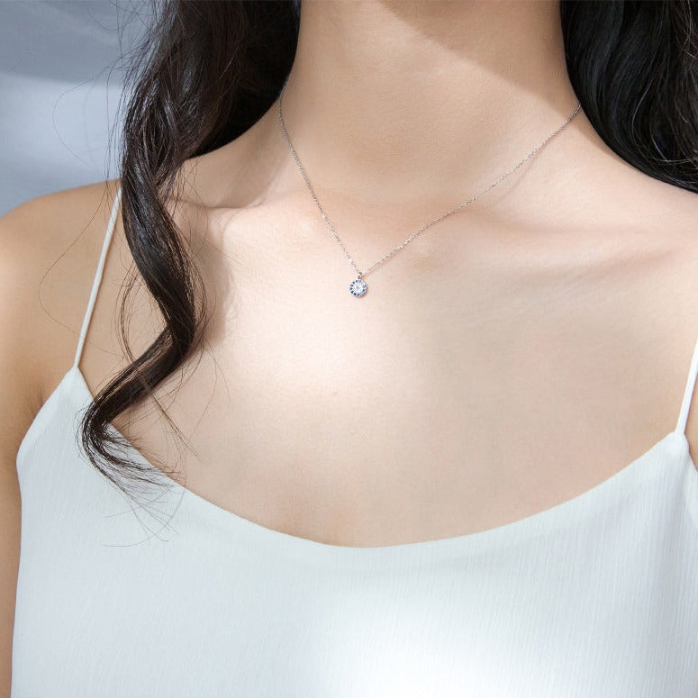 Colar Olho Grego Prata