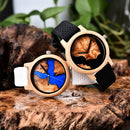 Relógio Masculino Feminino Bamboo Wood