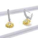 Conjunto Colar e Brincos de Girassol