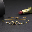 Pulseira Infinito com Zircônias Personalizável Feminina Prata 925