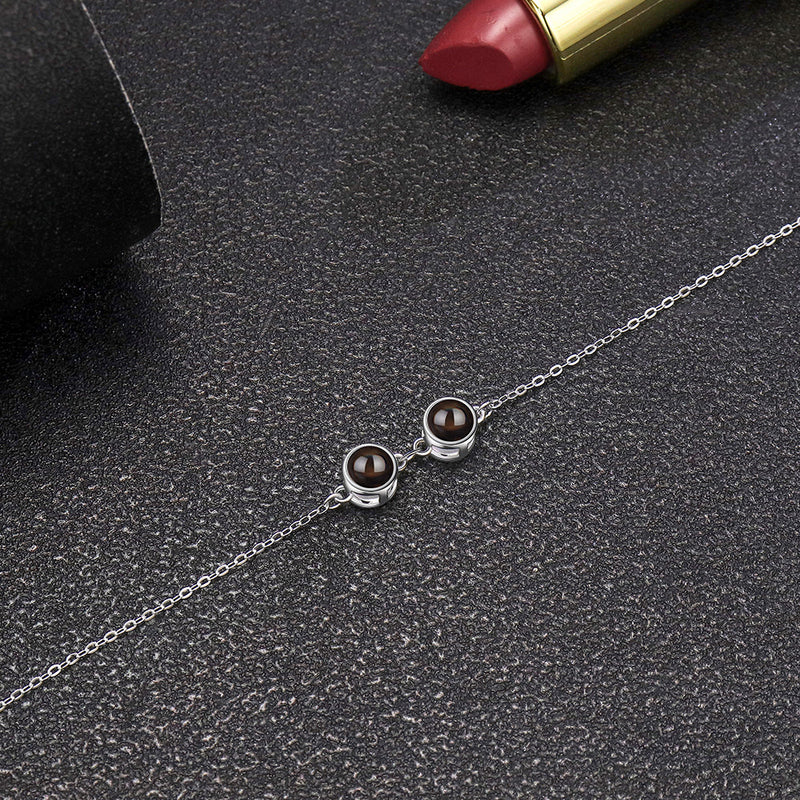 Pulseira Dual Love Personalizável Feminina Prata 925