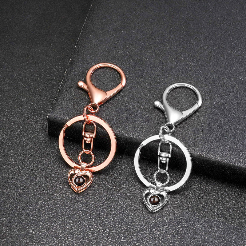 Chaveiro Coração Personalizável Prata 925