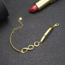 Pulseira Infinity Love Personalizável Feminina Prata 925
