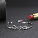 Pulseira Infinity Love Personalizável Feminina Prata 925