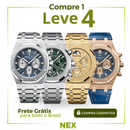 COMBO - 4 Relógios ROYAL OAK CHRONOGRAPH 41mm - Acompanha Caixa + Certificado do Original