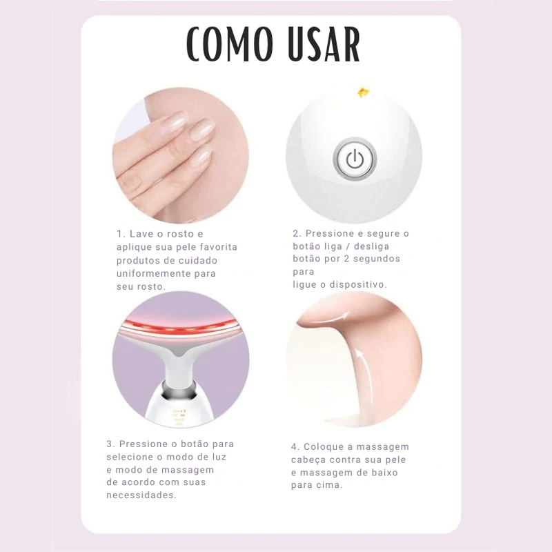 Glow Magnético Pi60 - ClipBrasil (Remove a papa e levanta a pele)