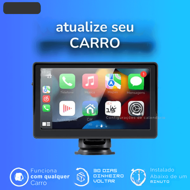ÚLTIMO DIA DE PROMOÇÃO - CarPlayBox™ V1 - Atualize seu carro antigo hoje mesmo!