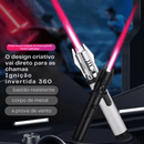 🔥🔥🔥Isqueiro de chama azul à prova de vento grande de metal