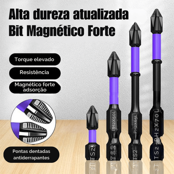 Ulepszony bit magnetyczny o wysokiej twardości i moc