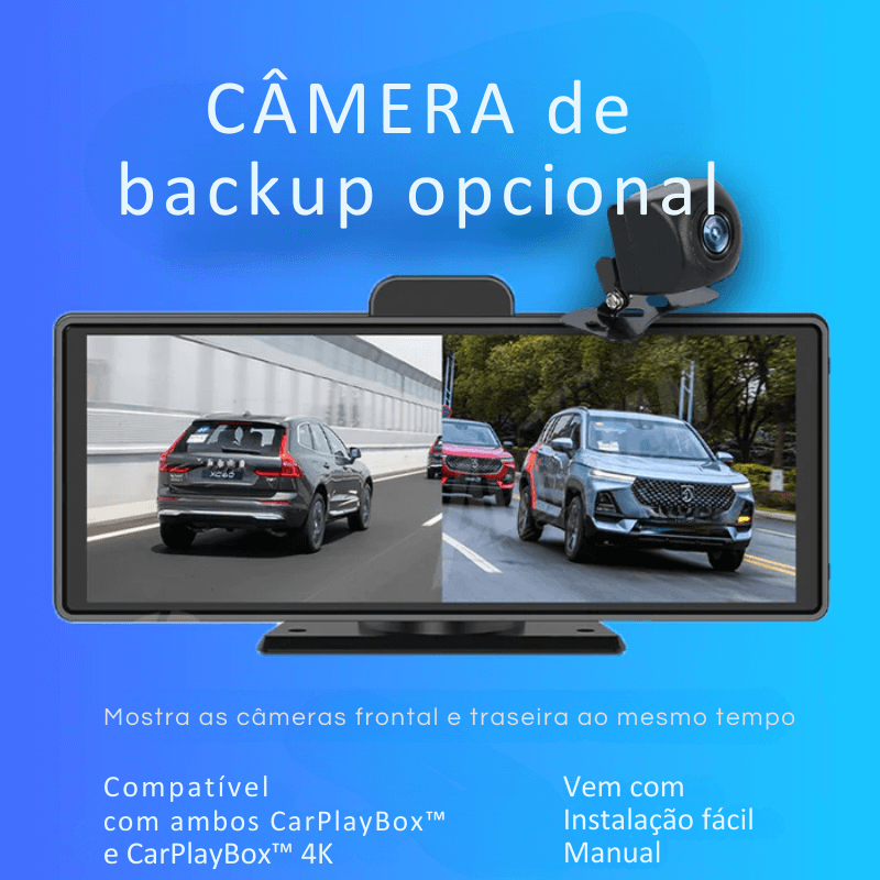 CarPlayBox™ Pro - Segurança e entretenimento juntos!