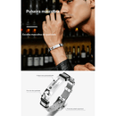 Pulseira de Amor Eterno™ com sua foto com sua alma gêmea e mensagem gravada