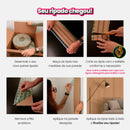 Kit Painel Ripado Autocolante 3M Laminado  | Linha Madeto | TOP