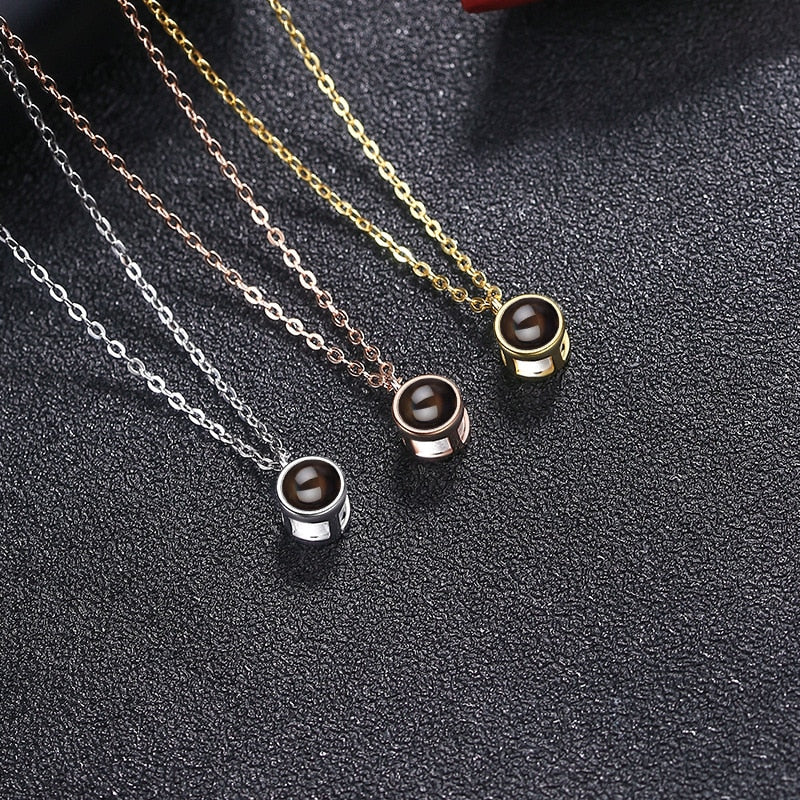 Colar Amor Personalizável Feminino Prata 925