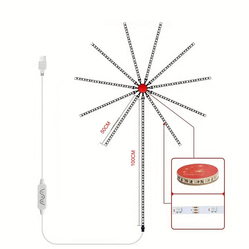 Árvore Fogos de Artifício de LED