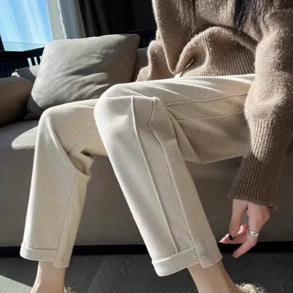 Calça de Cintura Alta Seraphina™ Elegância sofisticada, Projetada para Impressionar!