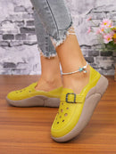 Sandália Ortopédica De Couro - Com Plataforma