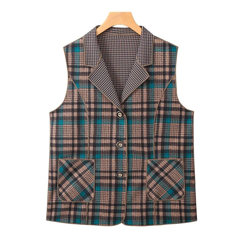 Colete de Lapela Francesca™ Moda Européia / Uma Peça que Reflete o Brilho e a Beleza da Moda Européia.