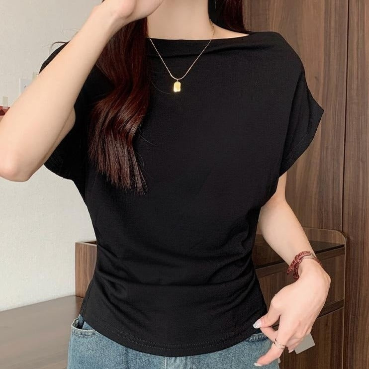 (Promoção: Compre 2, Leve 3) Blusinhas Jade em Malha com Exclusiva Gola Ajustável / Requinte, Beleza e Conforto Absoluto em Todas as Ocasiões!